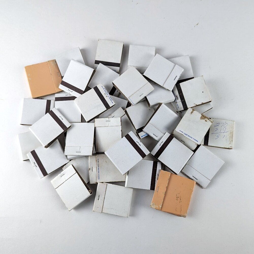 Vintage Blank Matchbook Covers Lot